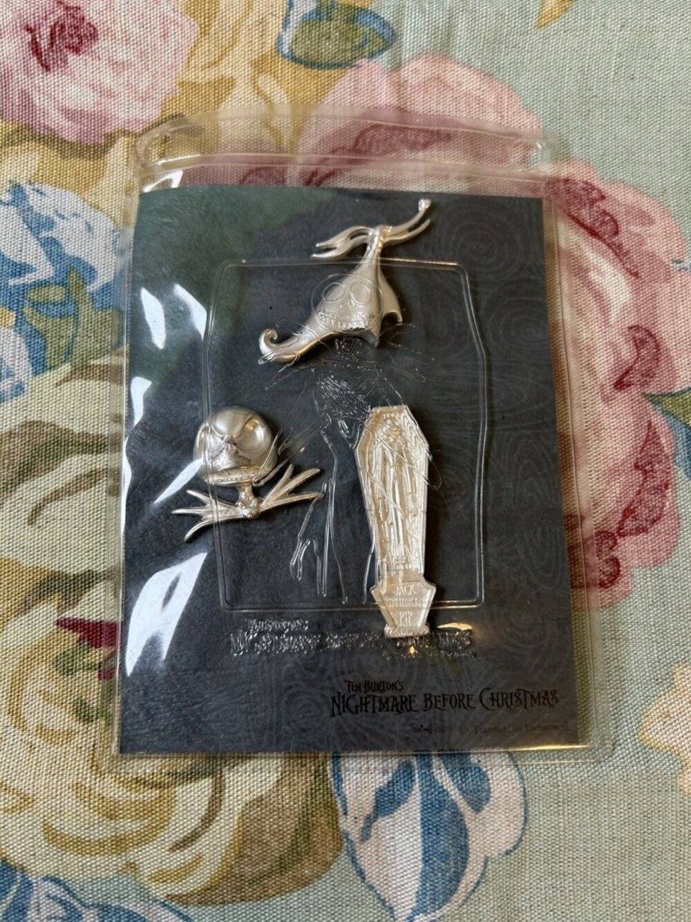 The nightmare before Christmas pin set Jack Skeleton Zero Touchstone pictures